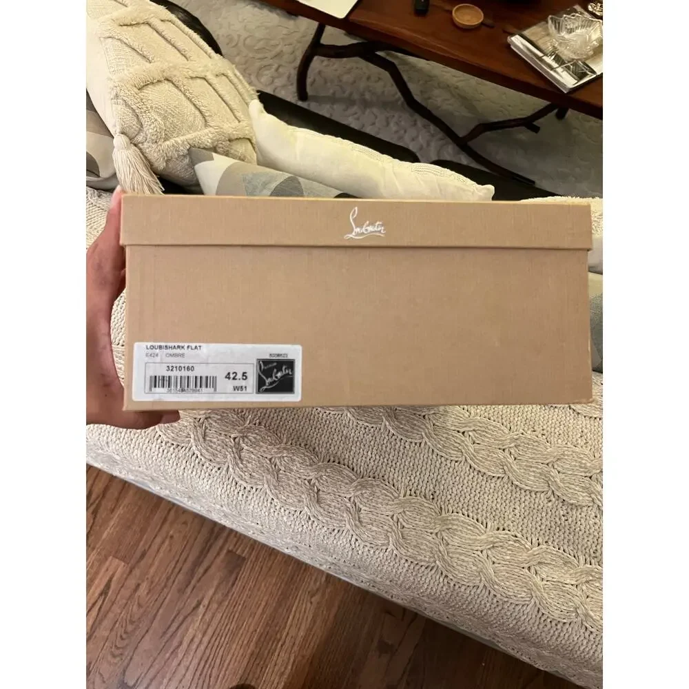 Christian Louboutin Loubishark Sneakers in Grey Suede Size EU 42.5/ US 9.5✨ - Picture 16 of 16